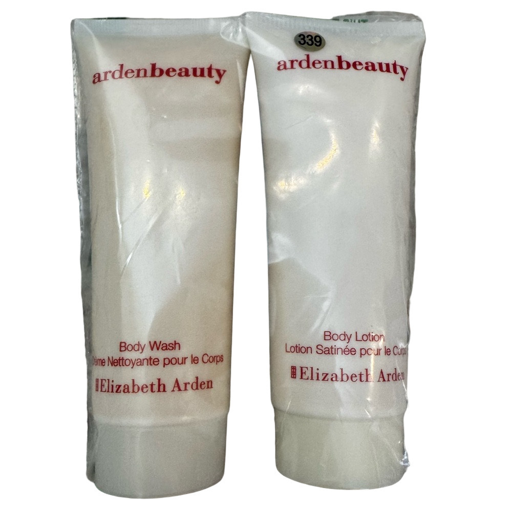 Arden Beauty body wash and lotion